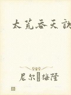 太荒吞天诀封面