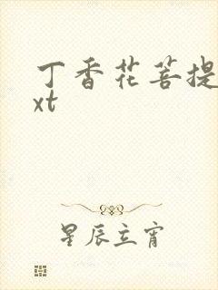 丁香花菩提树txt