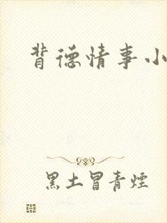 背德情事小说封面