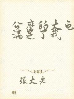 公么的大龟强大满足了我