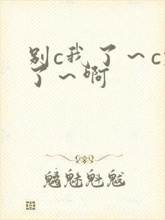 别c我了～c烂了～啊