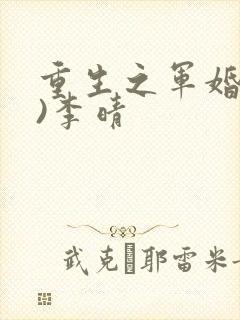 重生之军婚(h)李晴