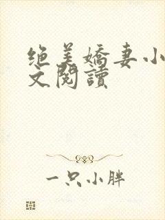 绝美娇妻小说全文阅读封面