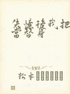 失忆后我把渣攻当替身