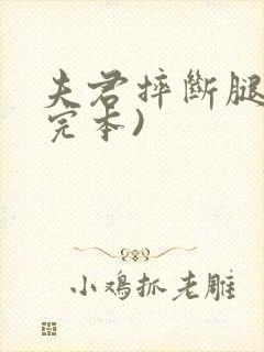 夫君摔断腿后(完本)