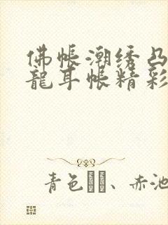 佛帐潮绣凸浮双龙耳帐精彩片段