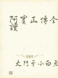 阿宾正传全文阅读