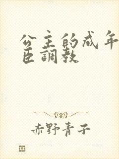 公主的成年礼大臣调教封面