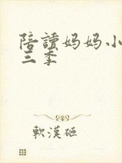 陪读妈妈小说第三季封面