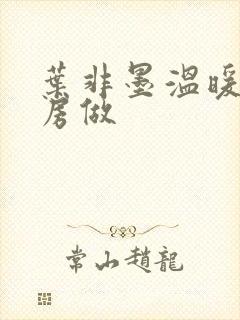 叶非墨温暖在厨房做封面