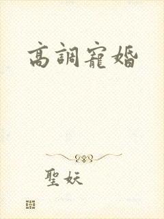 高调宠婚