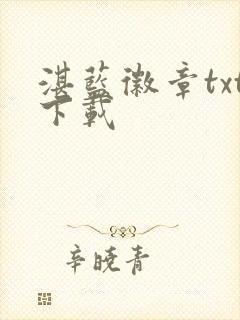 湛蓝徽章txt下载