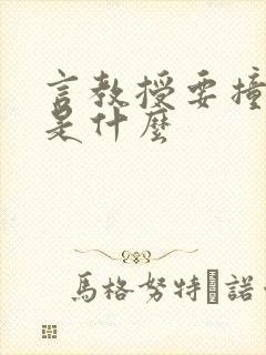 言教授要撞坏了是什么封面