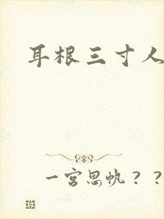 耳根三寸人间