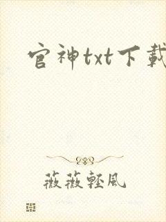 官神txt下载