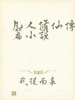 凡人修仙传人界篇小说