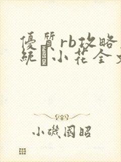 优质rb攻略系统寀小花全文免费阅读