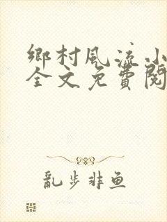 乡村风流小傻子全文免费阅读