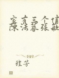 家有三个俏媳妇陈法蓉张敏封面