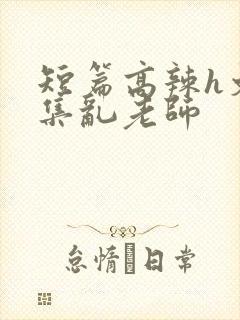 短篇高辣h文合集乱老师