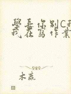 学长你别C我了我在写作业