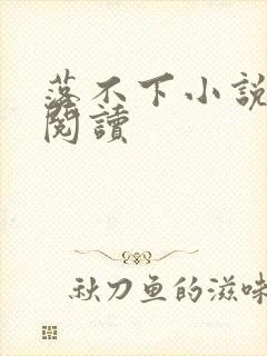 落不下小说全文阅读