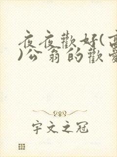 夜夜欢好(高h)公翁的欢爱