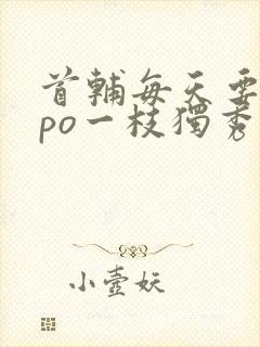 首辅每天要不够po一枝独秀封面