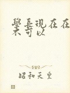 学长现在在上课不可以