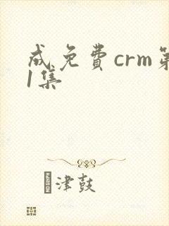 成免费crm第1集