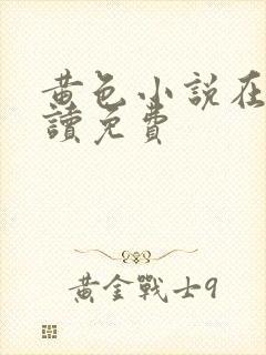 黄色小说在线阅读免费