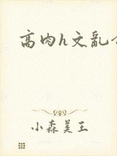 高肉h文乱合集封面