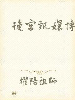 后宫甄嬛传封面