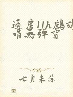 通房11h鹧鸪哨无弹窗