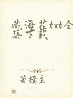 藏海花txt全集下载封面