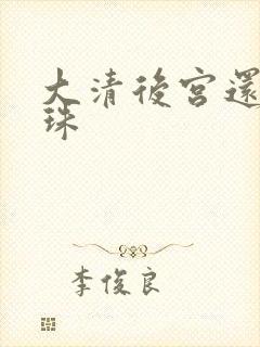 大清后宫还君明珠