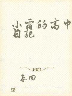 小霜的高中成长日记