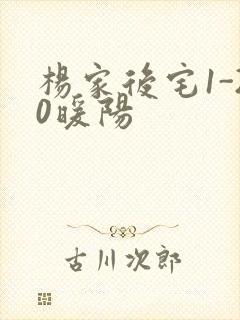 杨家后宅1-20暖阳