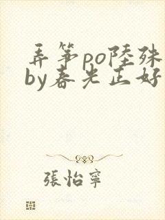 弄筝po陆殊词by春光正好封面