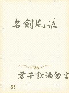 名剑风流