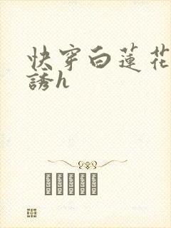 快穿白莲花的引诱h