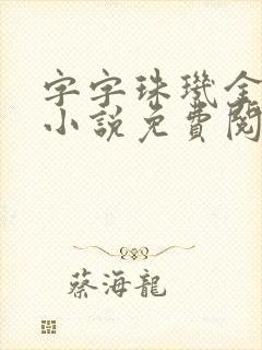 字字珠玑金银花小说免费阅读