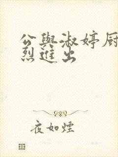 公与淑婷厨房猛烈进出