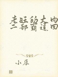 老旺的大肉蟒第二部霸道回归小说