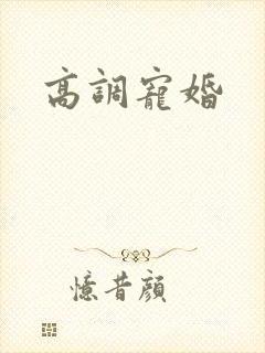 高调宠婚