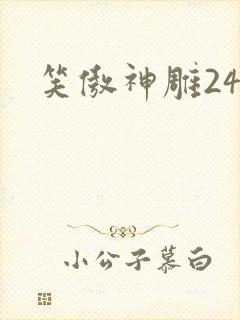 笑傲神雕24封面