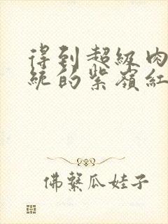 得到超级肉禽系统的紫岭红山