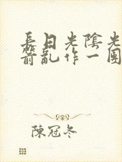 长日光阴光阴似箭乱作一团笔趣阁封面