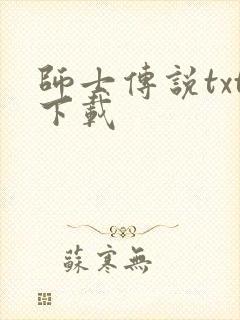 师士传说txt下载