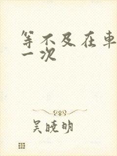 等不及在车里做一次